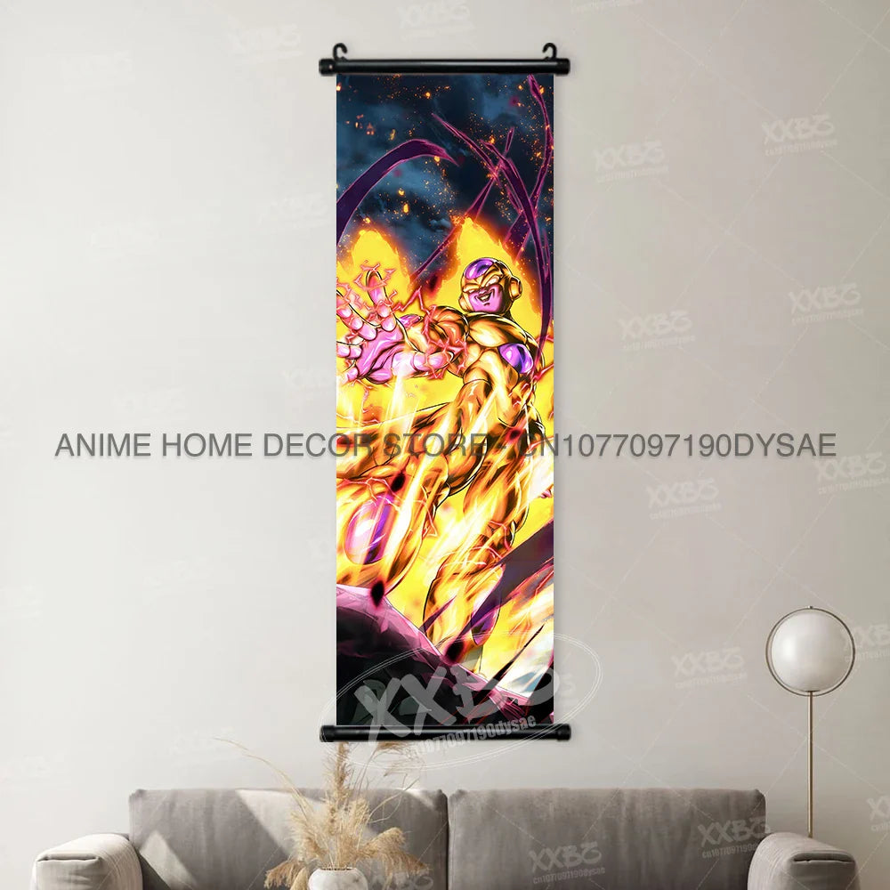 Dragon Ball Posters: Goku & Vegeta Anime Wall Scrolls (ONLINE ORDER ONLY)