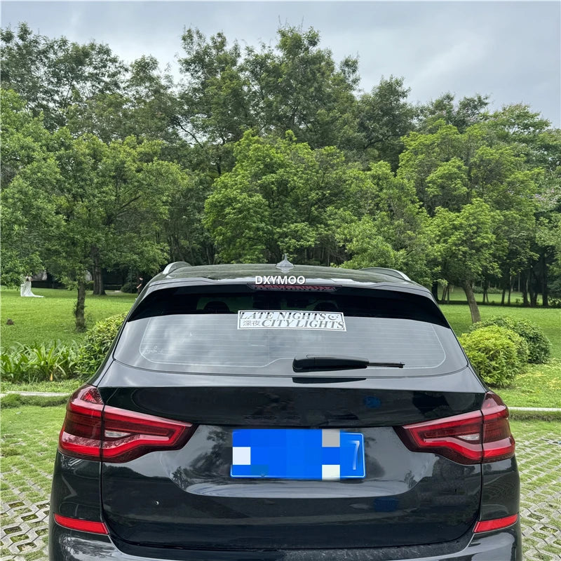 Car Stickers for Text Late Nights City Lights Decal Auto Body Rear Front Windshield Window Vinyl Text Decoration Applique (ONLINE ORDER ONLY)