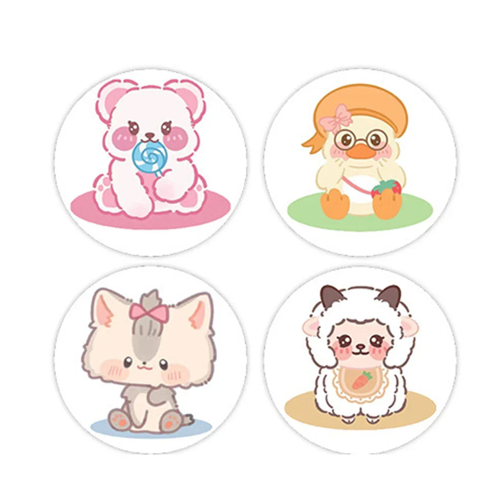 100-500pcs Cartoon Animal Children Sticker Label Cute Toy Game Adhesive Labels Sticker DIY Gift Sealing Label Decoration (ONLINE ORDER ONLY)