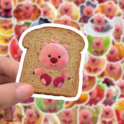10/30/70PCS Cute Cartoon Loopy Stickers Funny Meme Decals Decoration DIY Stationery Phone Laptop Bike Kids Kawaii Sticker Toys (Online Order Only)