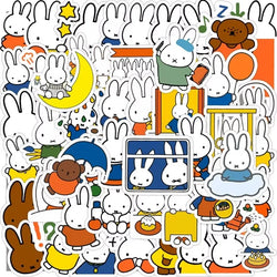 Miffy Graffiti Stickers Pack for Laptop, Phone, Scooter, Water Bottle, Suitcase, Stationery, Fridge (Online Order Only)