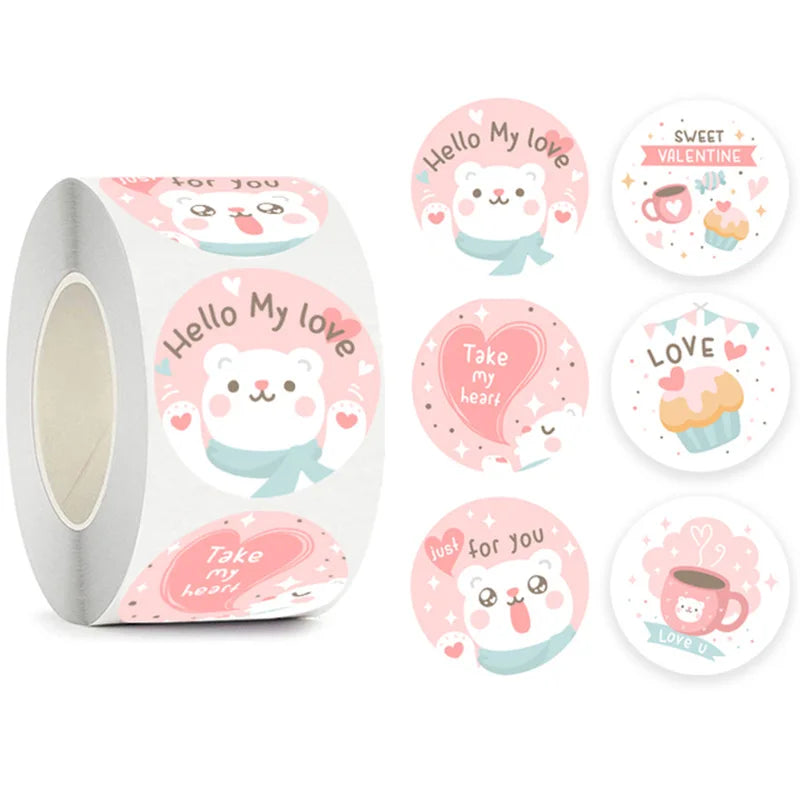100-500pcs Cute Reward Stickers for Kids Children Kindergarten School Encouragement Students Games Toy Animals Stationery Labels (ONLINE ORDER ONLY)