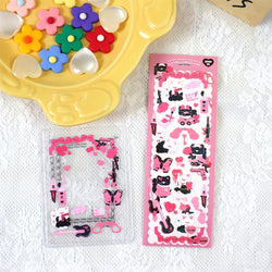 Cute Flower Animals Laser Sticker Korean INS Hand Account DIY Album Decoration Scrapbooking Stickers Kawaii Stationery (Online Order Only)