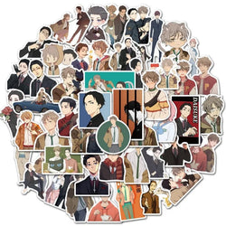50pcs Millionaire Detective Anime Stickers for Luggage, Water Bottles, Phones, Laptops, Scooters, Refrigerators (ONLINE ORDER ONLY)