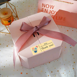 120pcs This Package Nice To Meet You Too Sticker Thank You Small Business Handmade Merchandise Decoration  Seal Label (ONLINE ORDER ONLY)