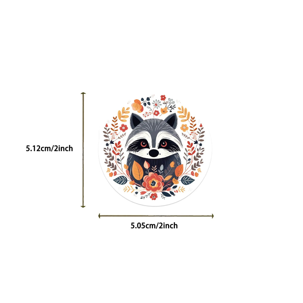 50pcs Jungle Zoo Wild Animal Stickers for Kids Boys Girl Baby Person Sticker Notebook Water Bottle Luggage Laptop Phon (ONLINE ORDER ONLY)