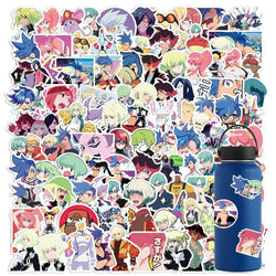 PROMARE Cartoon Stickers 100pcs for Laptop, Phone, Scooter, Water Bottle, Suitcase, Refrigerator (Online Order Only)
