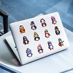 10/30/50PCS Cute Penguin PVC Sticker Aesthetic DIY Children's Decoration Scrapbooking Japan Stationery School Supplies for Kids (ONLINE ORDER ONLY)