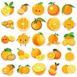 50PCS Cartoon Orange Cute Graffiti Scooter Laptop Waterproof Stickers Toys Tablet Decoration Graffiti Decals Sticker (Online Order Only)