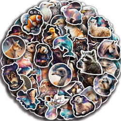 50PCS Kawaii Fantasy Animals Stickers Rabbit Bear Decals DIY Fridge Phone Luggage Guitar Wall Cute Sticker Kids Toy Gift﻿ (ONLINE ORDER ONLY)