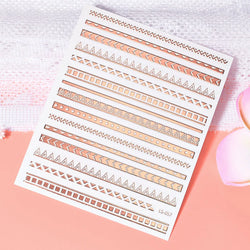 1PC Heart Love Design 3D Nail Art Sticker English Letter Self-Adhesive Slider Valentine's Day DIY Manicure Tips Accessories Tool (ONLINE ORDER ONLY)