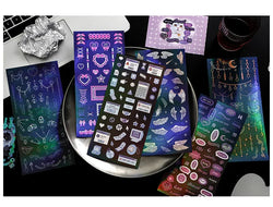 Korea Ins Sweet Love Chain Dialog Decorative Stickers Hand Account Idol Card DIY Material Sticker Personalized Kawaii Stationery (ONLINE ORDER ONLY)