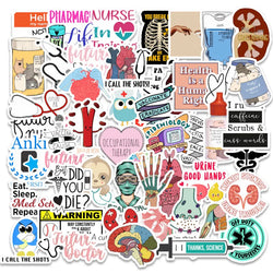50/100PCS Pharmacist Horror Gothic Graffiti Mobile Phone Notebook Luggage Car Decoration Waterproof Sticker Toy Wholesale (Online Order Only)