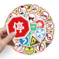 50Pcs Cartoon Waterproof Vinyl Stickers for Skateboard Snowboard (ONLINE ORDER ONLY)