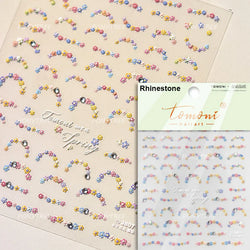 Mini Love Heart Arc Curved Line French Style Minimalist Colourful Self-adhesive Nail Art Decorations Stickers Manicure Decals (Online Order Only)