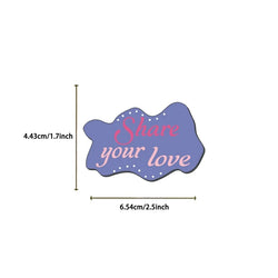 10/30/50PCS Kawaii Encourage Pink PVC Sticky Sticker Aesthetic DIY Stationery Decoration Scrapbooking School Supplies for Kids (ONLINE ORDER ONLY)