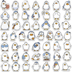 100pcs Funny Cute Cartoon Animals Duck Stickers Pack For Luggage Laptop Guitar Skateboard Waterproof Graffiti Car Decals (ONLINE ORDER ONLY)