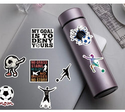 50 Pcs/Set Football Soccer Graffiti Stickers for Laptop Phone Luggage Notebook Decal Decoration Scrapbook Sticker Kids Gift (ONLINE ORDER ONLY)