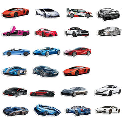 10/30/50/102PCS JDM Retrofit Racing Car Graffiti Stickers Laptop Luggage Motorcycle Fridge Car Waterproof Cool Sticker Kids Toy (ONLINE ORDER ONLY)