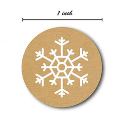 100-500pcs Round Christmas Stickers 6 Styles Snowflake Holiday Sticker Halloween Cute Lable For Scrapbooking Stationery Sticker (Online Order Only)