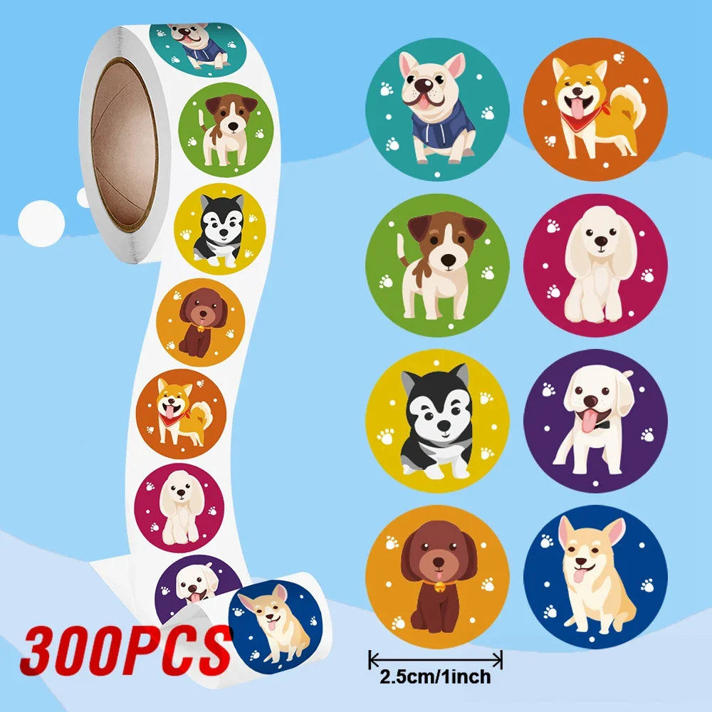 100-500pcs Reward Encouraging Graphic Stationery Animal Sticker Kindergarten School Students Child Teacher Cartoon Cute Sticker (ONLINE ORDER ONLY)