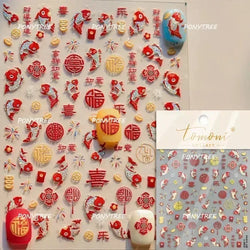 Beach Colourful Conch Dolphin Shell Starfish Jellyfish Star Summer Sea Wave Vacation Mode Water Bubble Nail Art Stickers Decals (Online Order Only)