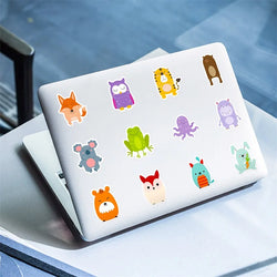 10/30/50PCS Kawaii Round Animal PVC Decoration Scrapbooking Sticker Aesthetic Child Korean Stationery School Supplies for Kids (Online Order Only)