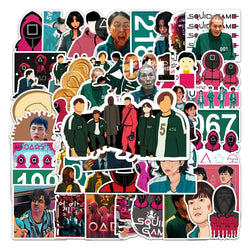 50Pcs Game Cartoon Waterproof Vinyl Stickers for Skateboard Snowboard Decal (Online Order Only)