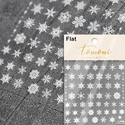 Winter Christmas Crystal Delicate Hexagon Romantic Laser Silver Chic Snowflakes Self Adhesive Nail Art Sticker 5D Manicure Decal (ONLINE ORDER ONLY)