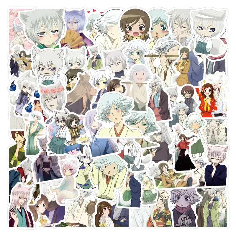 60pcs Kamisama Kiss Stickers for Luggage, Water Bottles, Phones, Laptops, Scooters, Refrigerators (Online Order Only)