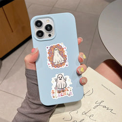 10/30/50/100PCS Halloween Cartoon Ghost Stickers Graffiti Toys DIY Notebook Phone Bike Motorcycle Notebook Car Decals Decoration (ONLINE ORDER ONLY)