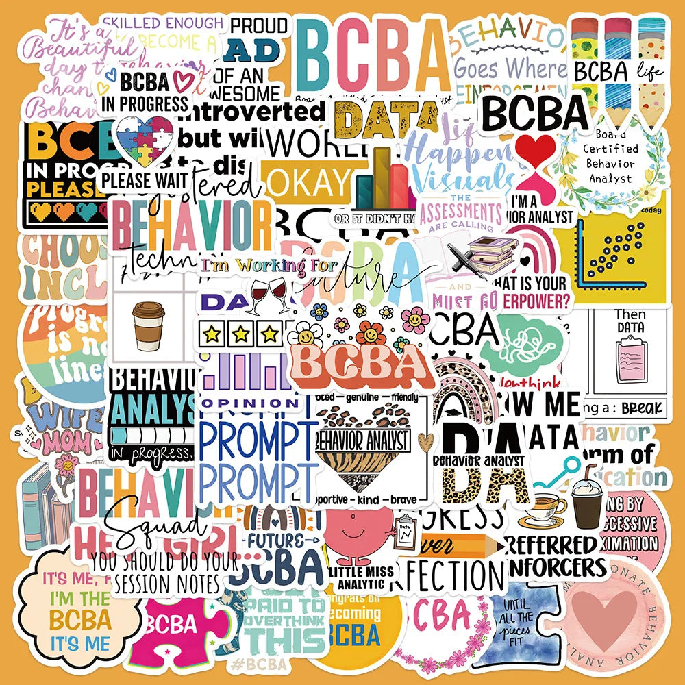 50pcs BCBA Graffiti Stickers for Helmet, Wall, Desktop Decoration, DIY Wholesale (Online Order Only)
