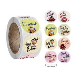500pcs/roll Animal Cartoon Stickers Kids Toy Stickers Various Cute Design Patterns School Teacher Reward Stationery Stickers (ONLINE ORDER ONLY)