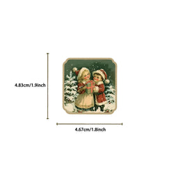 50pcs Retro Cute Santa Claus Christmas Cartoon Stickers Laptop Phone Scrapbook Suitcase Wall Sticker Kids Classics Toys (ONLINE ORDER ONLY)