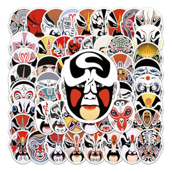 50Pcs Cartoon Waterproof Vinyl Stickers for Skateboard Snowboard (Online Order Only)