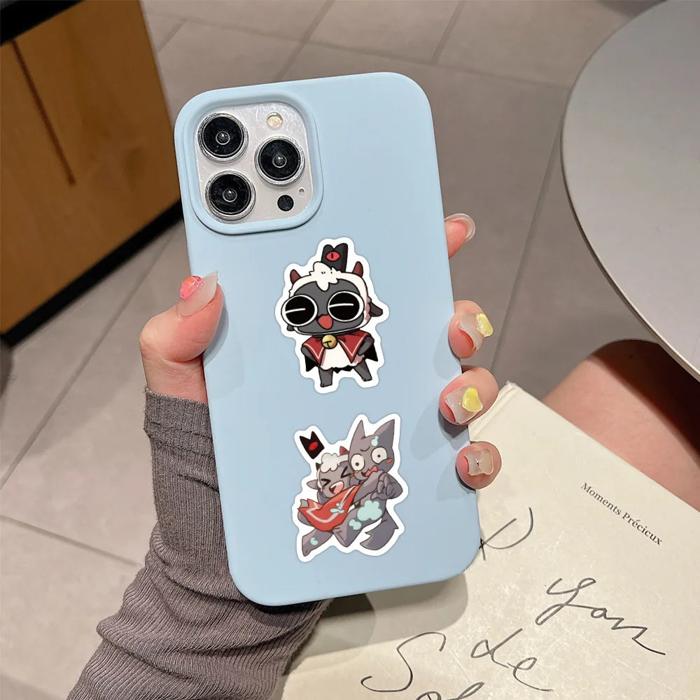 10/30/60/120PCS Cult of The Lamb Stickers Funny Game Decals Scrapbook Luggage Laptop Guitar Bike Skateboard Cartoon Sticker Toy (ONLINE ORDER ONLY)