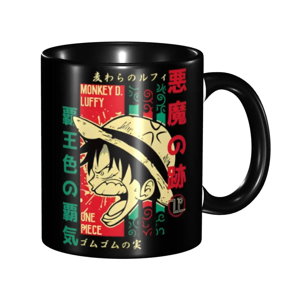 Kid's Luffy One Piece Mug: Cartoon Anime Water Cup Gift (ONLINE ORDER ONLY)