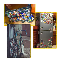 10/50/75 PCS Cyberpunk Graffiti Stickers Packs One Pieces Cartoon Stickers for Laptop Suitcase Skateboard Guitar Anime Stickers (ONLINE ORDER ONLY)