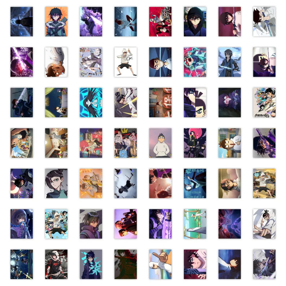 10/30/60PCS Cool Scissor Seven Stickers Killer Seven Cartoon Sticekr Funny Anime Decals Luggage Laptop Phone Guitar Car Bike Toy (ONLINE ORDER ONLY)