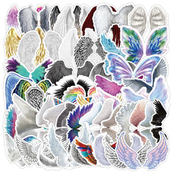 Angel Wings Cartoon Stickers for Phone Laptop Luggage Skateboard Kids Toy (Online Order Only)