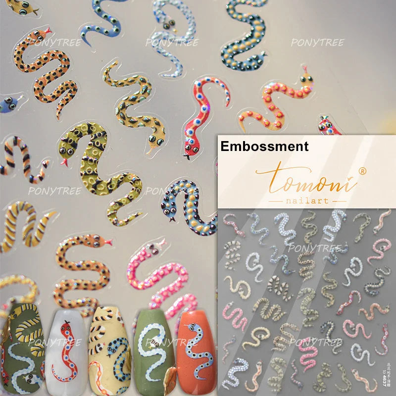 2025 God of Wealth Goldfish Koi Fish Lucky Cat Yuanbao Red Element Adhesive Nail Art Stickers Festival Atmosphere Manicure Decal (Online Order Only)