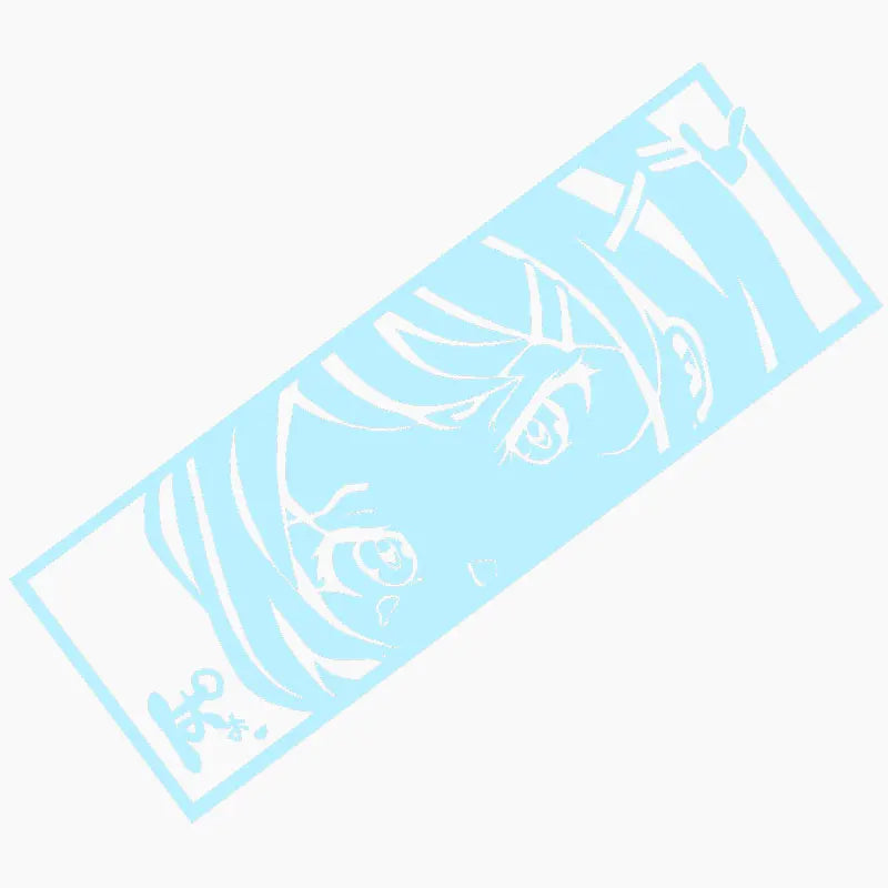 Anime Sticker For Car Stickers PVC Vinyl Decal Cute Girl Automobile Modification Window Bumper Decoration Interior Accessories (ONLINE ORDER ONLY)