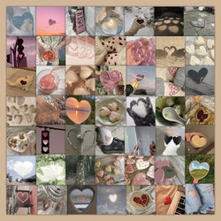 Love Heart Stickers Decals for Scrapbook, Laptop, Phone, Car, Fridge, Guitar - 10/30/60pcs (Online Order Only)