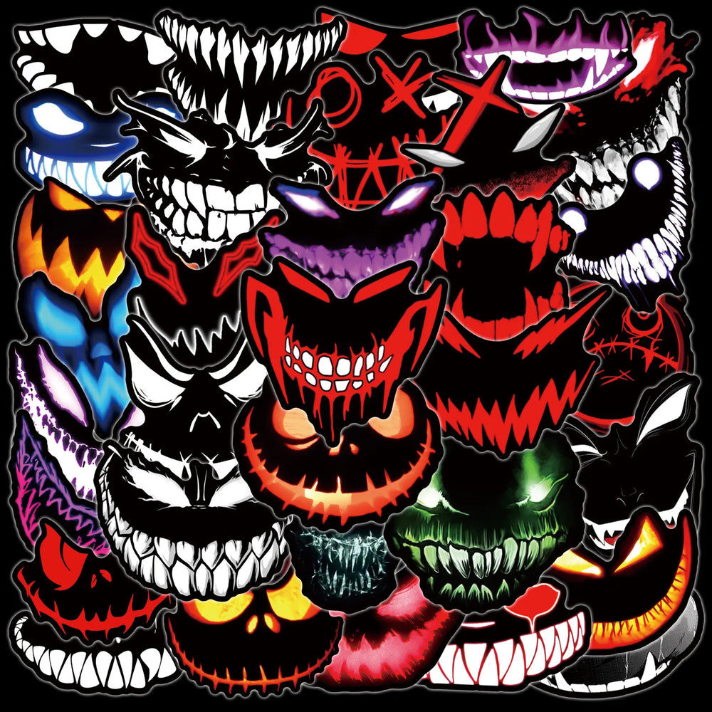 10/30/50PCS Make a Face Stickers Cool Graffiti Meme Sticker DIY Scrapbook Luggage Laptop Guitar Car Bike Skateboard Decals Toy (ONLINE ORDER ONLY)