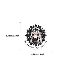 10/30/50PCS Horror Black White Bible Phrase Stickers Funny Jesus Decals Decoration Waterproof Laptop Stationery Bike DIY Toys (ONLINE ORDER ONLY)