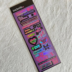 Ins Retro English Letter Material Stickers Scrapbooking DIY Album Decoration Sticker Personalized Korean Stationery (ONLINE ORDER ONLY)