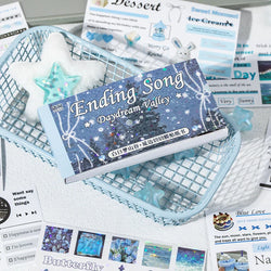 30piece/book Korean Ins Daydream Valley Series Cut Film Sticker Journal Phone Case DIY Scrapbooking Kawaii Decoration Stickers (ONLINE ORDER ONLY)