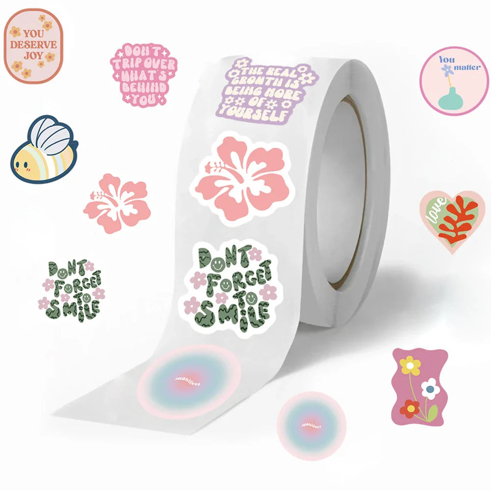100-500pcs Cute Cartoon Animals Stickers Stationery Thank You Seal Stickers Anime Decals For Teacher Student Kids Toy (ONLINE ORDER ONLY)
