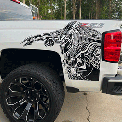 Large Predato For Car Sticker Characters Body Decoration The Monster Stickers Big Picture Movement Style Die Cutting Vinyl Decal (ONLINE ORDER ONLY)