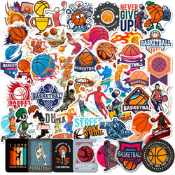 10/25/50pcs Cartoon Basketball Sticker Packs (ONLINE ORDER ONLY)